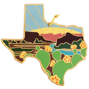 Totally Bamboo Texas Summer Stokes Cutting Board