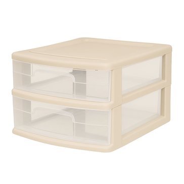 HOMZ 2-Drawer Desktop Storage