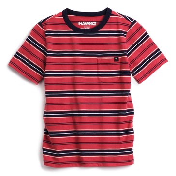 Tony Hawk Toddler Boys' Striped Pocket Tee