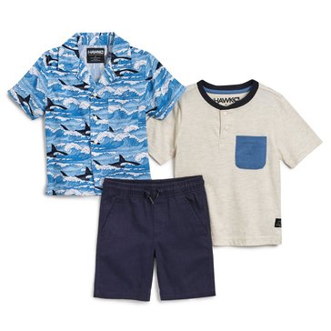 Tony Hawk Toddler Boys' Short Set, 3-Piece