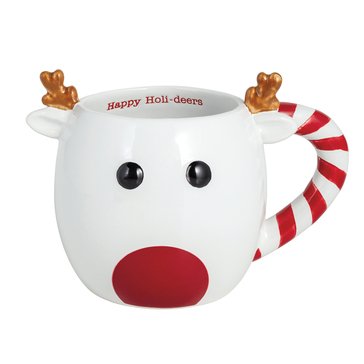 Mud Pie Reindeer Heat Change Christmas Mug