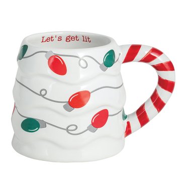 Mud Pie Tree Heat Change Christmas Mug