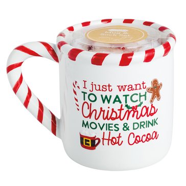Mud Pie Christmas Hot Cocoa Sock Mug