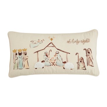 Mud Pie Nativity Pillow