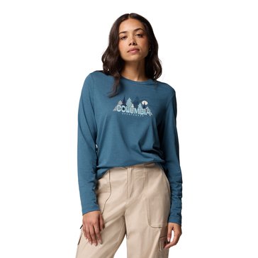 Columbia Women's Ruby Springs Graphic Long Sleeve Tee