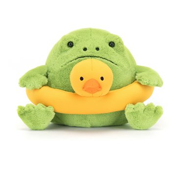 Jellycat Ricky Rain Frog Rubber Ring Plush