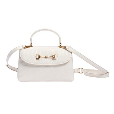 Sam Edelman Loriane Embossed Lizard Top Handle Bag