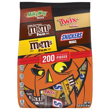 Mars Halloween Chocolate Variety Mix, 200-Count