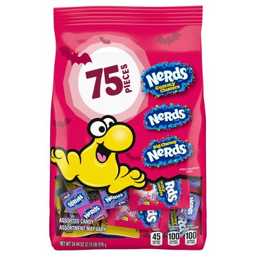 Ferrara Halloween Assorted Nerds Mix, 75-Count