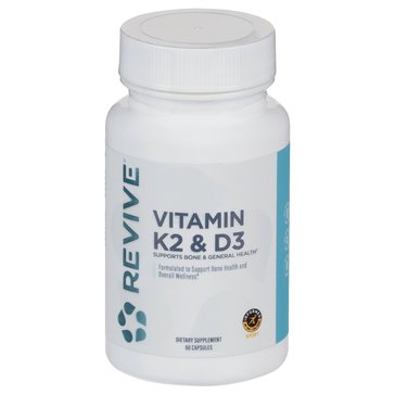 Revive Vitamin K2 and D3 Capsules, 60-Count