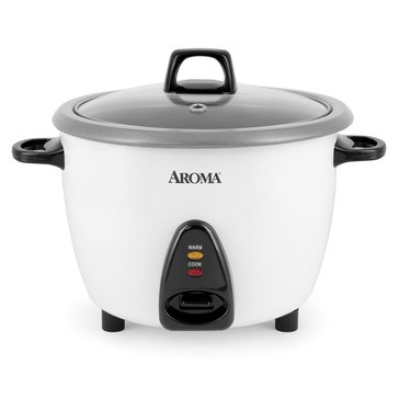 Aroma 20-Cup Rice Cooker With Steaming Tray