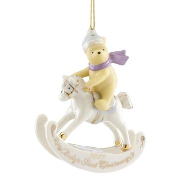 Lenox 2025 Winnie The Pooh Babys First Christmas Ornament