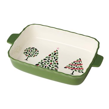 Lenox Evergreen Rectangular Scalloped Baker