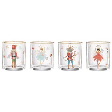 Lenox Nutcracker Glasses, Set of 4