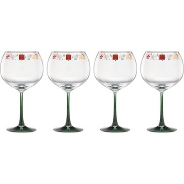 Lenox Nutcracker Balloon Glasses, Set of 4