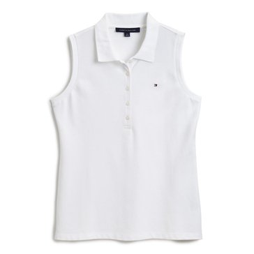 Tommy Hilfiger Women's Solid Sleeveless Polo