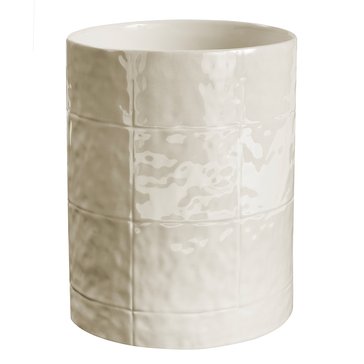 Kassatex Perla Porcelain Waste Basket