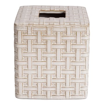 Kassatex Cane Ceramic Tissue Holder