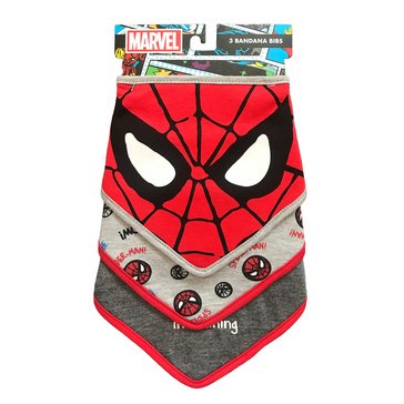Spiderman Infant Boys' Bibs, 3-Pack