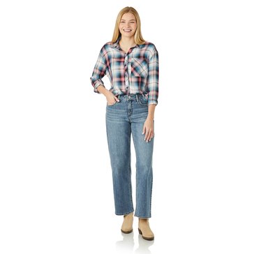 Royalty For Me Women's Bella High Rise Wide Leg Jeans