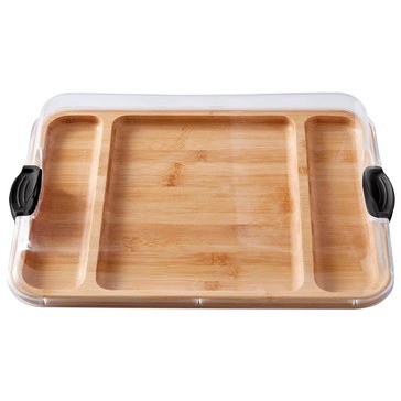 Farberware 12x16 Bamboo Board with Compartments