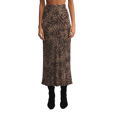 Z Supply Women's Izabel Leopard Skirt