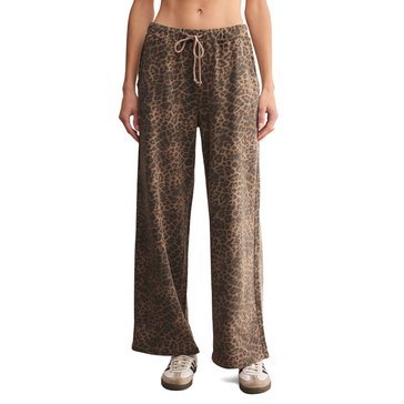 Z Supply Women's Hunter Leopard Knit Pants