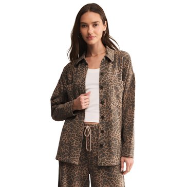 Z Supply Women's All Day Leopard Jacket