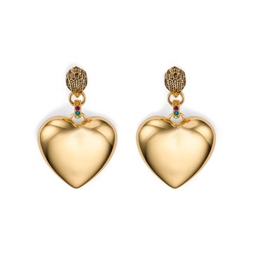 Kurt Geiger Statement Heart Drop Earrings