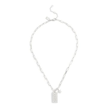 Coach Quilted Cut Out Star Short Pendant Necklace