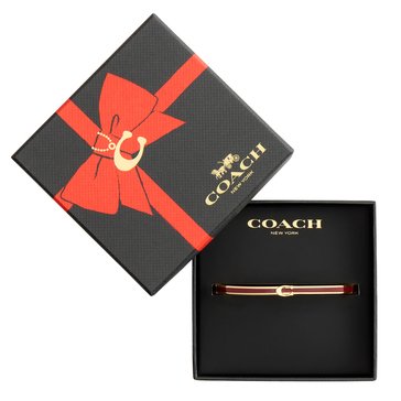 Coach Boxed Enamel C Bangle