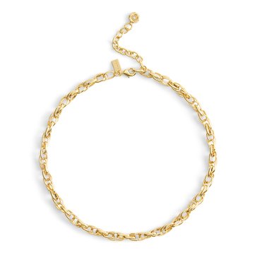 Coach Brushed Link Collar Necklace