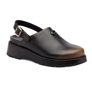 Coach Women's Sculpted C Leather Platform Clog