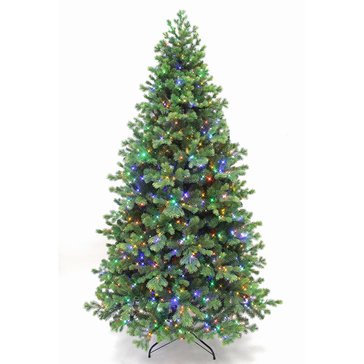 HKS Global Resources 7.5-Foot Prelit Alaskan Spruce Artificial Christmas Tree
