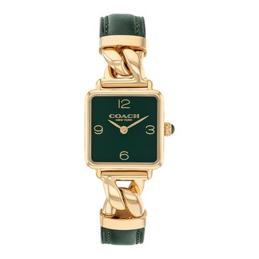 Coach Women's Cass Leather Strap Watch