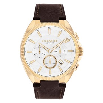 Coach Men's Jackson Leather Strap Watch