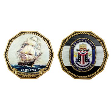 Navy Pride USN 250th Dominance At Sea USS Constitution Coin