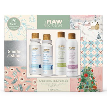Raw Sugar Sooth Shine Sensitive Skin Essentials Gift Set
