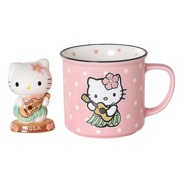 Blue Sky Hello Kitty Hula Mug and Figurine Gift Set