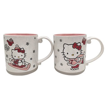 Blue Sky Hello Kitty Winter Sports Mug, Set of 2