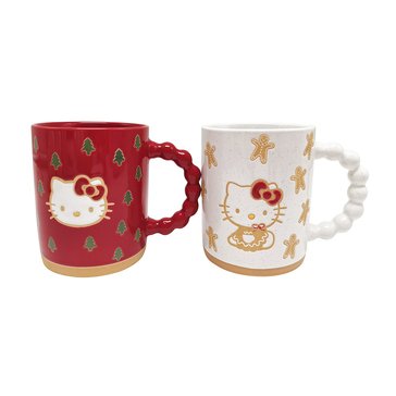Blue Sky Hello Kitty Holiday Icon Luster Mug Gift Set