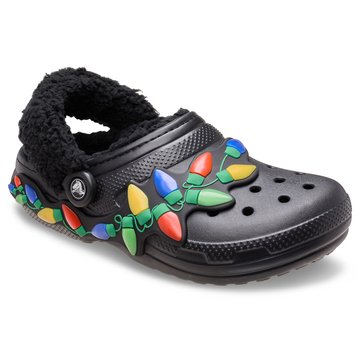 Crocs Classic Lined Holiday Lights Clog