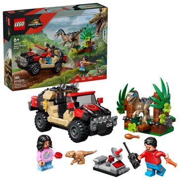 LEGO Jurassic World Raptor Off-Road Escape Building Set (76972)
