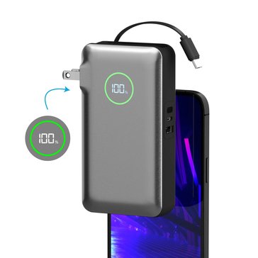 PhoneSuit Journey All In One Portable 35W PD Battery Pack USB C Cable