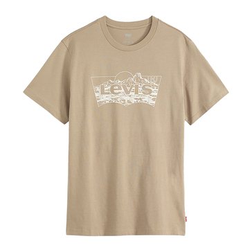 Levi's Men's Short Sleeve Graphic Crew Neck T-Shirt 