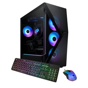 iBuyPower Slate Gaming Desktop AMD Ryzen 7 9700X 32GB AMD Radeon RX 7800XT Windows 11 Home