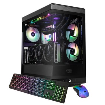 iBuyPower Y40 Gaming Desktop, AMD Ryzen 9 9900x, 32GB RAM, 1TB NVMe SSD, AMD Radeon RX 9070, Windows