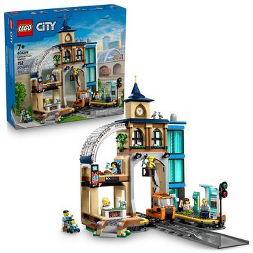 LEGO City Central Train Station Building Set (60469)