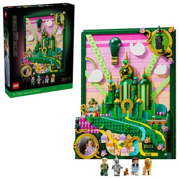 LEGO Wicked Emerald City Wall Art Building Set (75685)