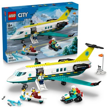 LEGO City Emergency Air Ambulance Airplane Building Set (60465)